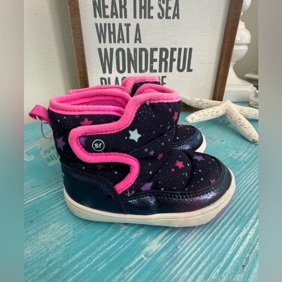 Brand New Surprize by Stride Rite Aster Infant/ Toddler Boots Size US 4M - Picture 4 of 6